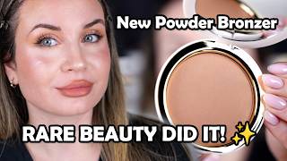 Is the new Rare Beauty powder bronzer good for acne textured skin?