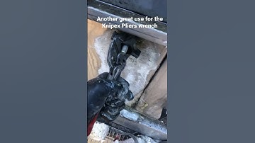 Breaking loose stuck fasteners, Another great use for the Knipex pliers wrench