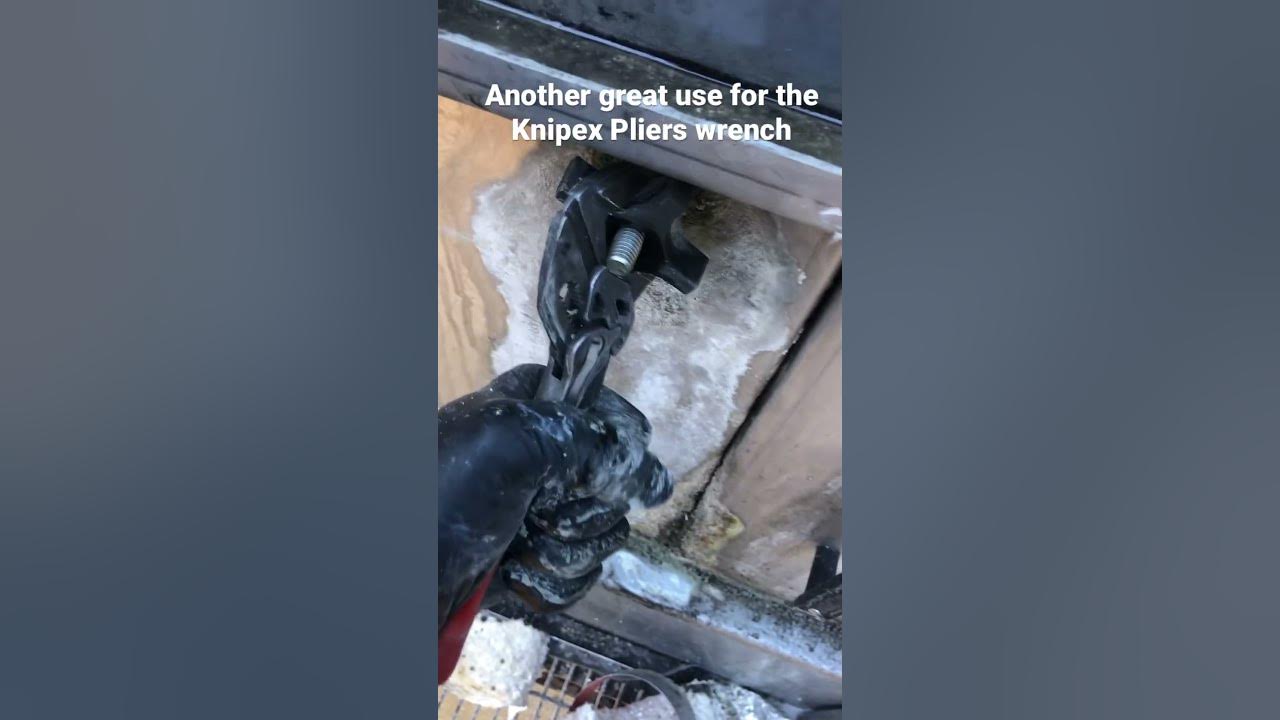 Breaking loose stuck fasteners, Another great use for the Knipex pliers