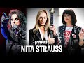 Capture de la vidéo Nita Strauss On Joining Demi Lovato's Band, Alice Cooper Lessons, Guitar Heroes & More