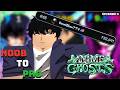 SPENDING 100 HOURS GOING NOOB TO PRO Reaching TOP 100 in Anime Ghost (Part 4)!! (Roblox)