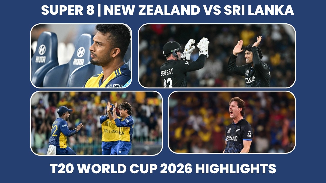 New Zealand vs Sri Lanka T20 World Cup Highlights 2026 Super 8 | Yesterday Highlights T20 World Cup