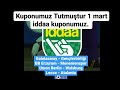 1 MART İDDAA TAHMİNLERİ / 7 MAÇ / hazır kupon - YouTube