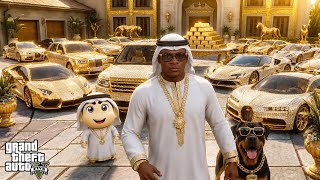 Franklin Became Dubai Sheikh in GTA 5 🏙️🔥