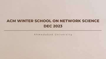 Statistical Mechanics of Complex Networks - Session 03