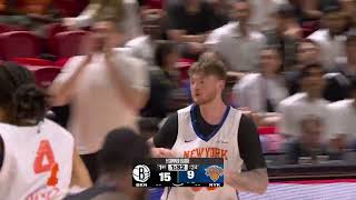 Tyler Nickel hits two 3s for his first Summer League buckets, Pacôme Dadiet with layup and dunk