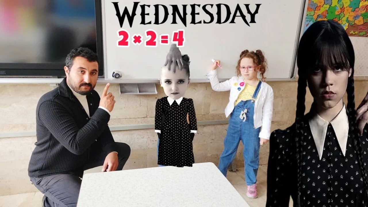 OKULDA WEDNESDAY İLE YARIŞMA YAPTI BAKALIM ÖĞRETMEN KİMİ BİRİNCİ SEÇTİ !! BAHAR