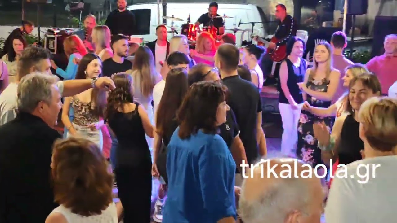 Ξηρόκαμπος Καλαμπάκας Τρίκαλα παραδοσιακό γλέντι δημοτική βραδιά Πολιτ Συλλόγου μέρος 2ο 17-8-2025