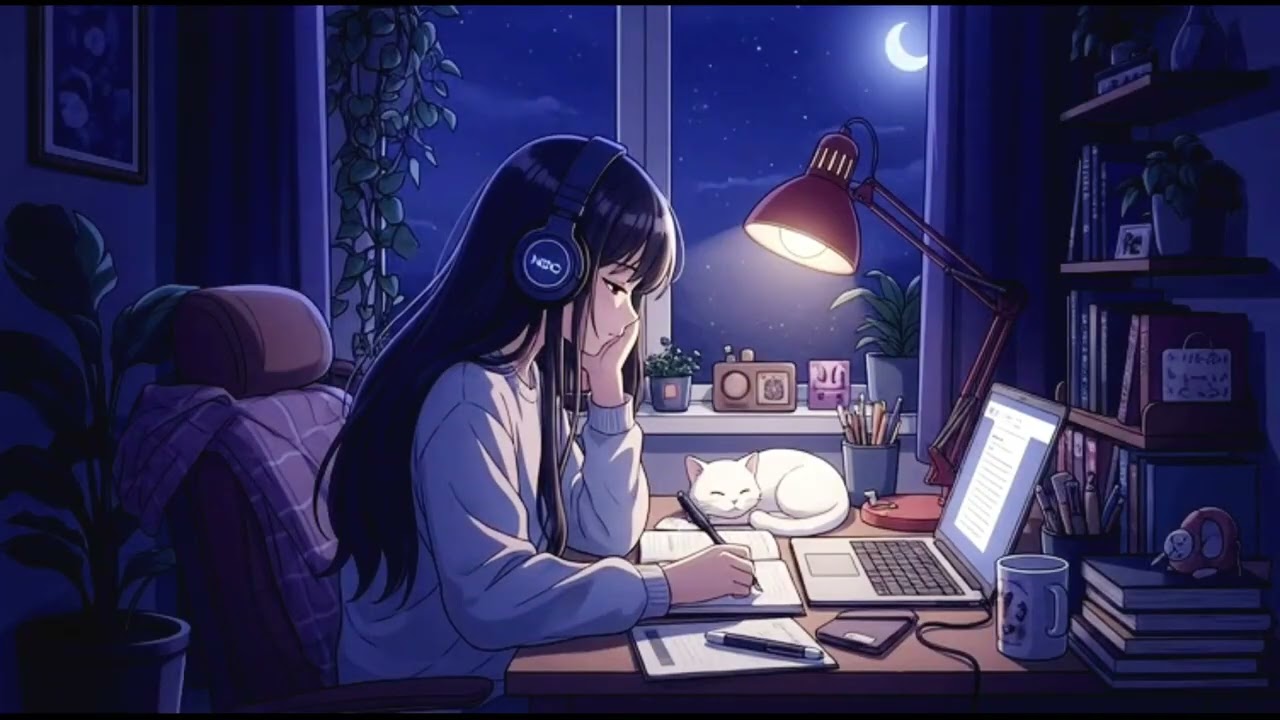 Lofi Music for Studying 📚 Calm Night Productivity