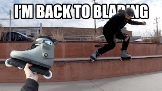 I'm Back to Blading! // Aggressive Inline Skating