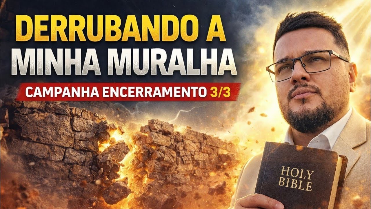 🔴ORAÇÃO FORTE PARA DERRUBAR MURALHA ESPIRITUAL  | PASTOR ISRAEL RODRIGUES