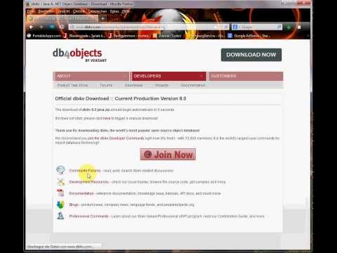 Java Nutzung von DB4O vorbereitet - Teil 1