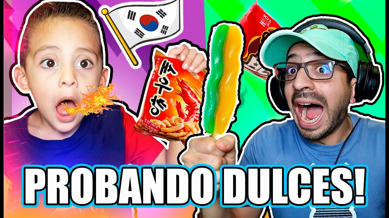 PROBAMOS DULCES COREANOS | Dylan Juega
