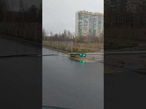 В Казани упал светофор