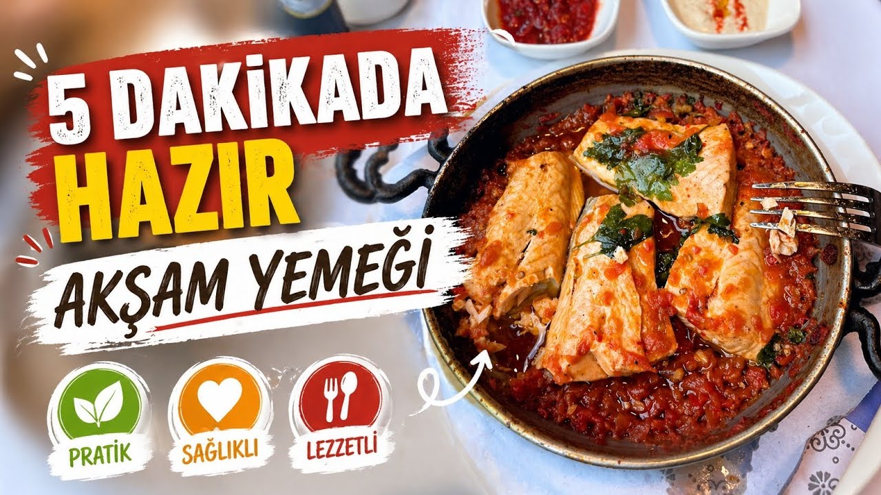 Açken Kurtarıcı Tarif! 5 Dakikada Pratik Akşam Yemeği #pratiktarifler #sağlıklıbeslenme #balık #diy