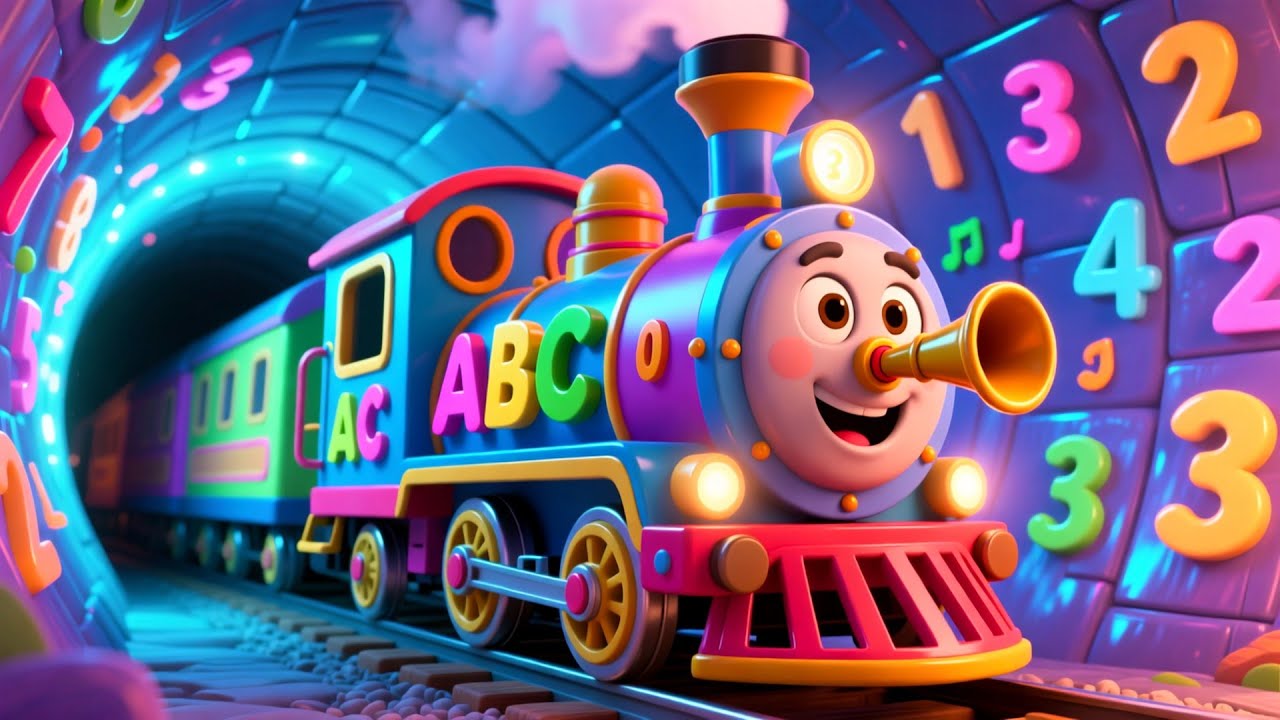 Studytime ABC Train 🚂🎶 Fun Alphabet Learning Song for Kids | Preschool ...