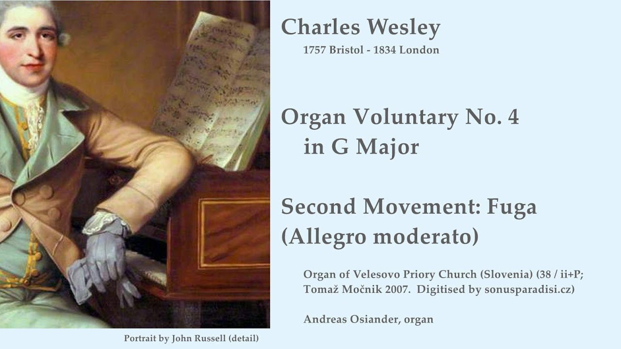 Charles Wesley (1757-1834): Fuga (Allegro moderato)(Voluntary No. 4 in G Major Part II)