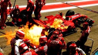 F1 2011 - Ferrari Engine Explosion