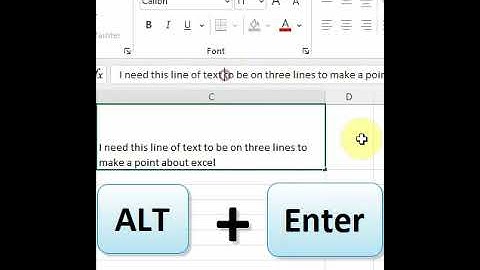 Use ALT + enter to create a new line within a cell!!