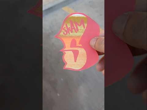 Graffiti tagging sticker