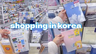 shopping in korea vlog 🇰🇷 new 2024 diary \& planners 📒 daiso stationery haul