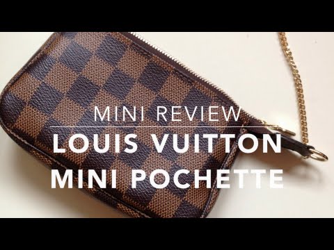 Louis Vuitton Mini Pochette & Chain | Review - YouTube