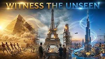 Pyramids vs Eiffel Tower vs Burj Khalifa - Ultimate Construction Time-Lapse #Timelapse #Skylapse