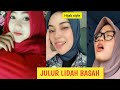 hijab julur lidah challenge #hijabgununggede #hijabstyle #tiktok