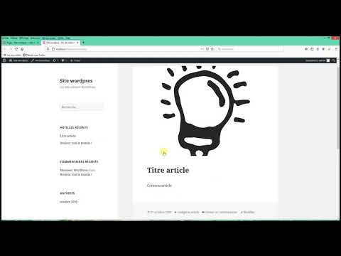 Comment ajouter du contenu sur Wordpress  (Articles, pages, catégories ....)
