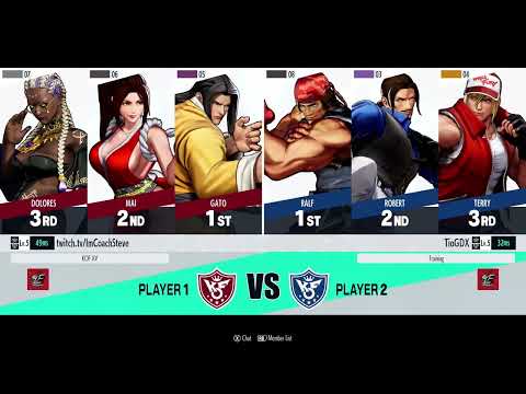 KOF XV Tournament TNS #10 King of Fighters 15 (Dolores Omega Rugal Kukri Rock Gato Iori Ralf)