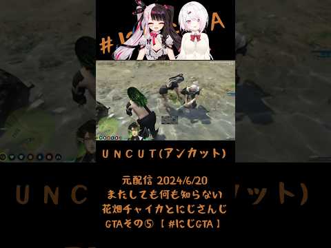 【#にじGTA】ＵＮＣＵＴ(アンカット)《花畑チャイカ/椎名唯華/夜見れな/にじさんじ》#shorts #にじさんじ #花畑チャイカ #椎名唯華 #夜見れな #チャイカデラックス #にじレジ株