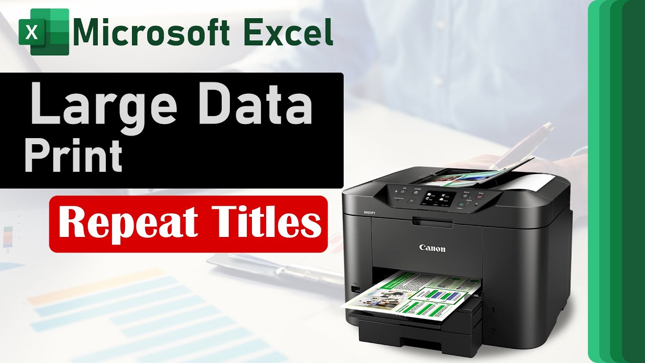 How to Repeat Title of all Pages In Excel || How do I add the same title to all sheets in Excel?