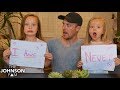 Sisters Play NEVER HAVE I EVER Kids Edition! 😀 Secrets Revealed!