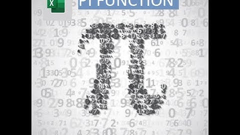 008. Did you know that there is a π (PI) function in excel? | EXCEL