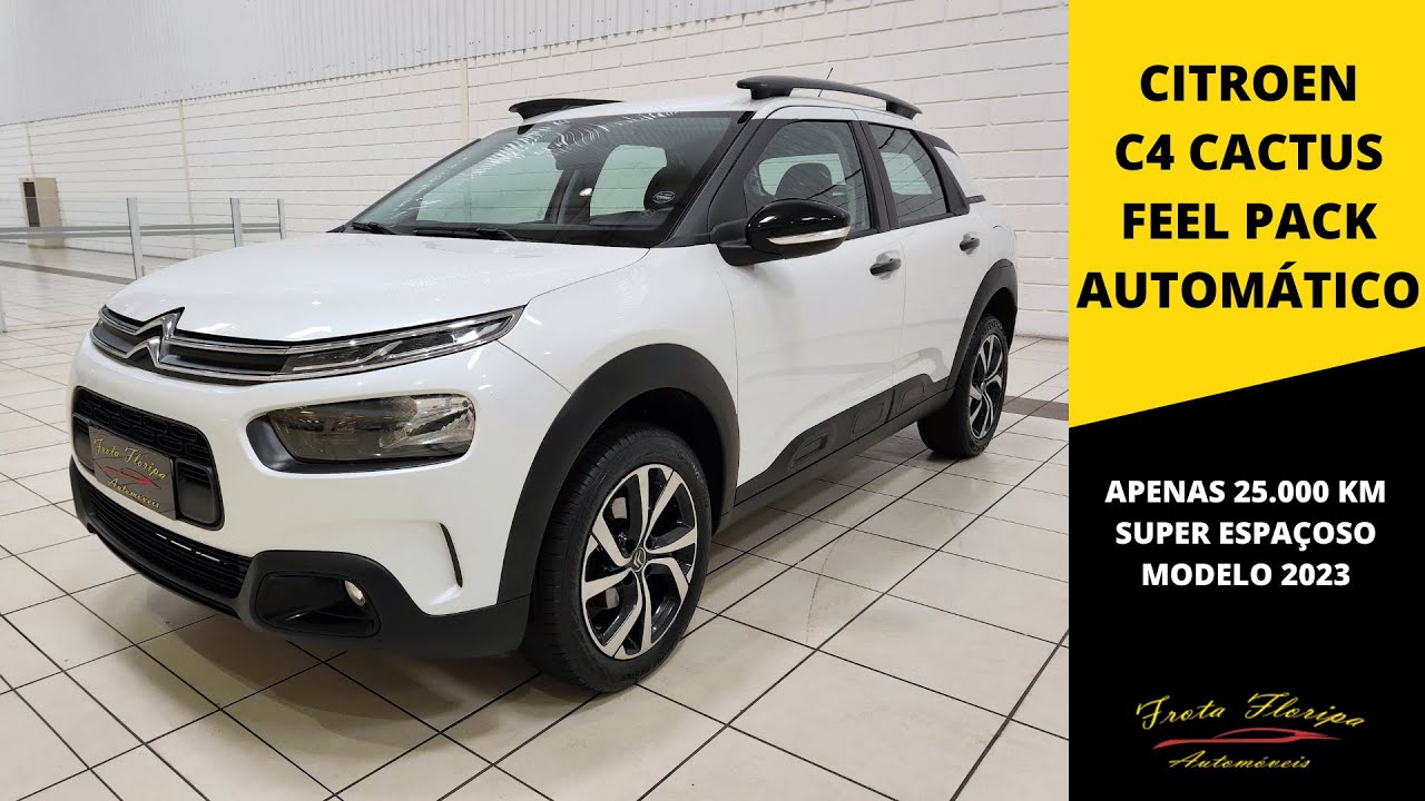 CITROEN C4 CACTUS FEEL PACK ANO 2023 A SUV COMPACTA MAIS LEGAL DO MERCADO  NACIONAL COD252