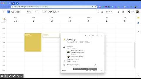 Google Calendar - How to Respond to an Event Invite