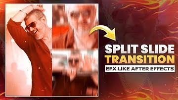 EFX Tutorial - Split Slide Transtion Like After Effects In Alight Motion | Vibal Feathers Edits