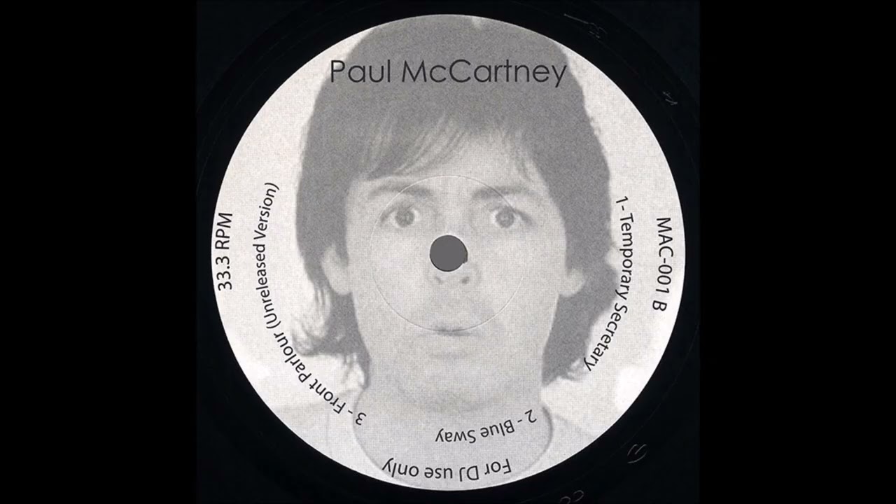 Paul McCartney - Blue Sway (Balearic Rarities) - Vinyl recording