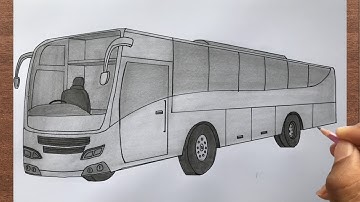 How to Draw a Bus using 1-Point Perspective