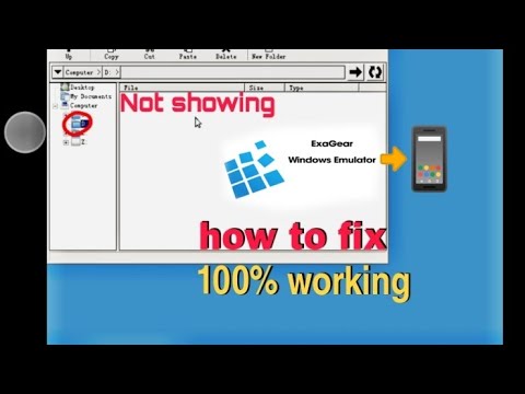how to fix Exagear not showing download folder problem