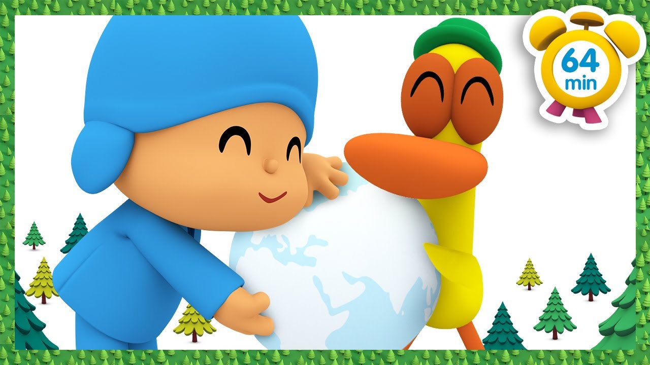 POCOYO MAGYARUL – 🌍A FÖLD NAPJA🌍| [64 perc] Teljes Epizódok | Rajzfilm gyerekeknek