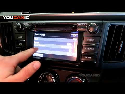 2013-2018 Toyota Rav4 – How To Change Fuel Consumption Unit Mpg L/100Km