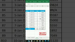 Solve Sum Error In Excel