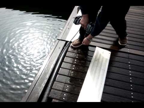 A leak in the pontoon - YouTube