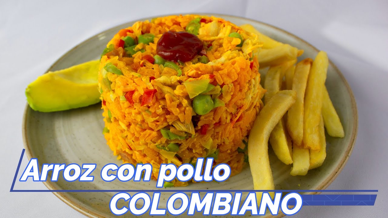 Arroz con pollo Colombiano (Receta tradicional_____**FÁCIL Y RÁPIDO