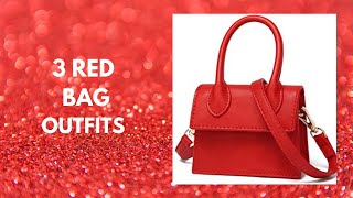 red bag outfit ideas | HOW TO STYLE