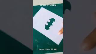 Screen Printing Paper Stencil 003