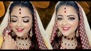 Bridal Makeup Tutorial with Affordable Products | Look 2 #PbzBrideGiveaway | DESI WEDDING SAGA