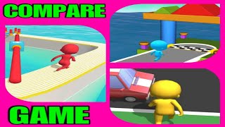 FUN RACE 3D V/S ROAD RACE 3D V/S TOY RACE 3D COMPARE GAME 2020 || GAMEPLAY WALKTHROUGH screenshot 5