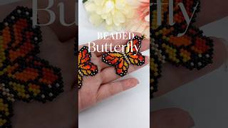 Turn Miyuki beads into Stunning Jewelry / Handmade Butterfly #handmade #shortvideos